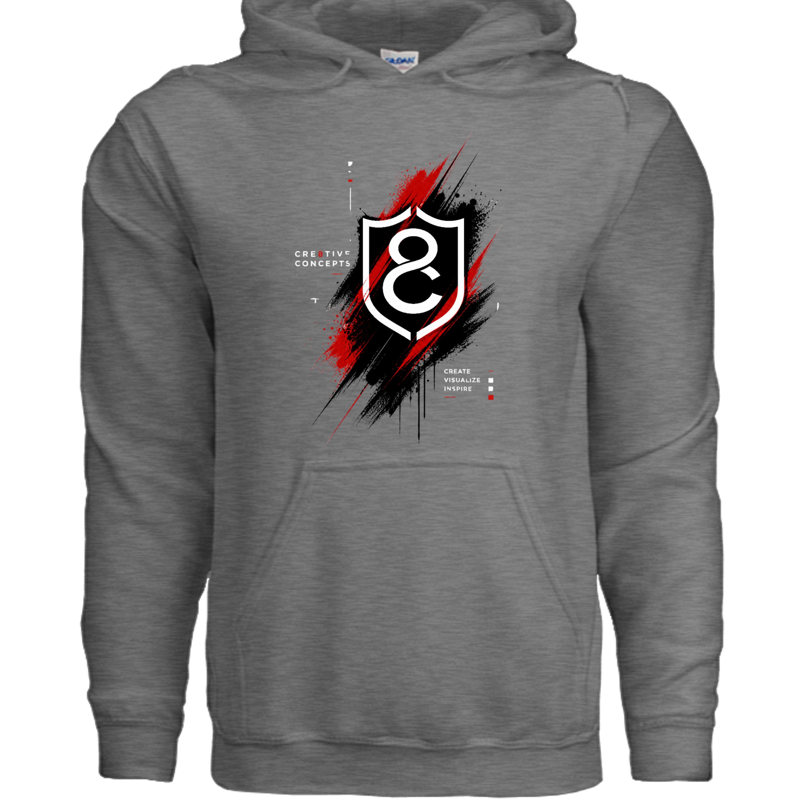 GRAPHITE HEATHER - G185 - FRONT