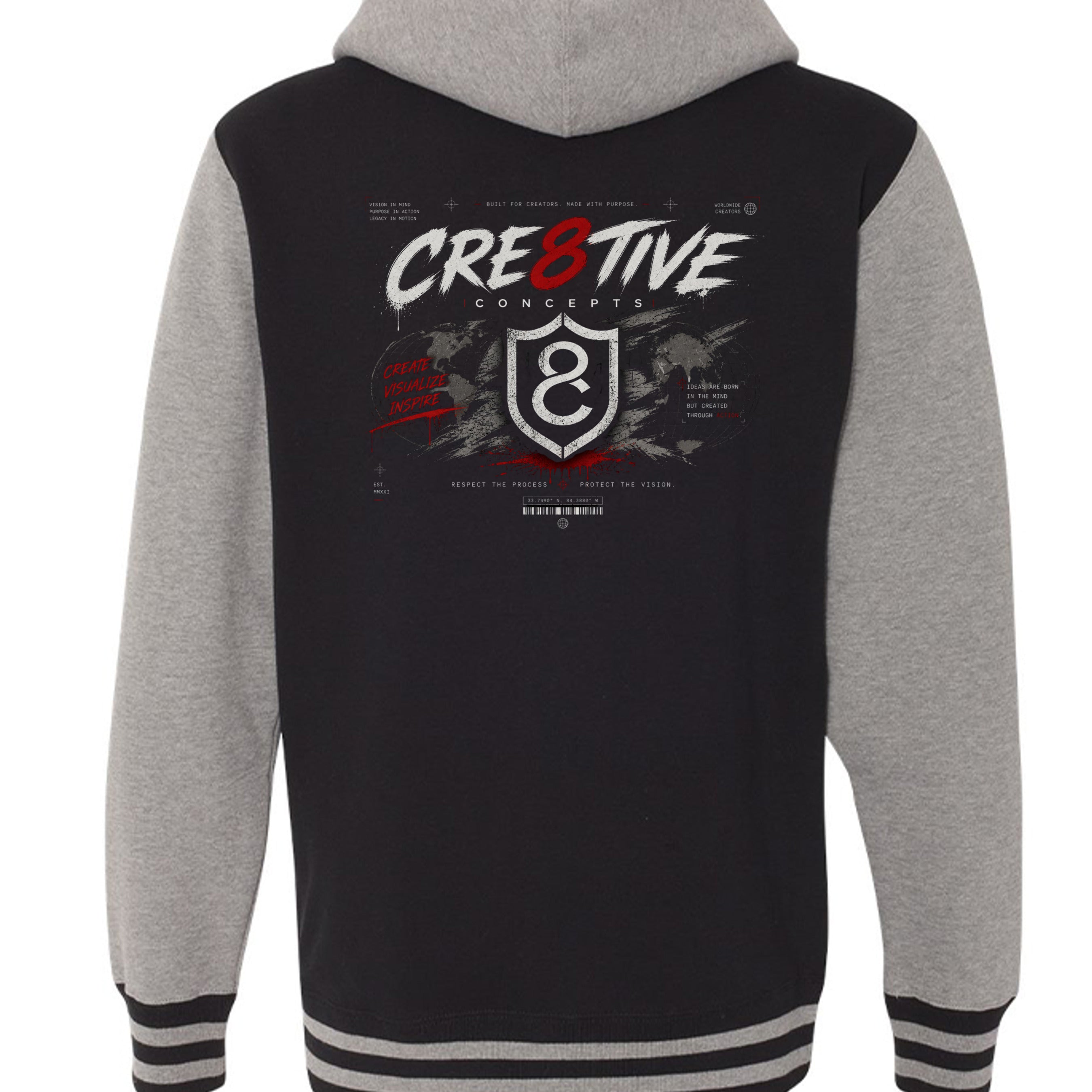 Black/ Gunmetal Heather - IND45UVZ - BACK