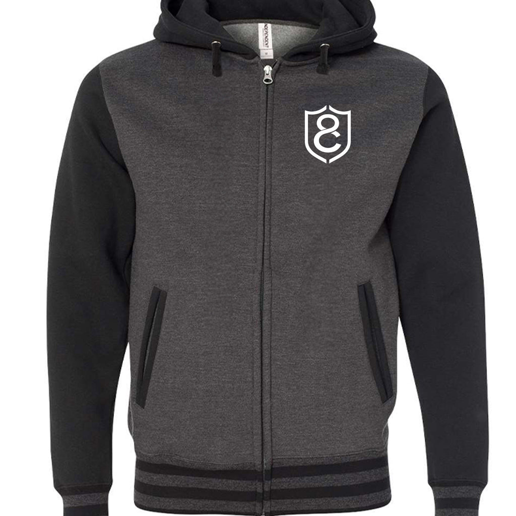 Charcoal Heather/ Black - IND45UVZ - FRONT