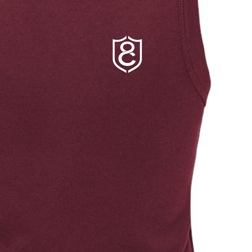 Solid Maroon Blend - 1019 - BACK