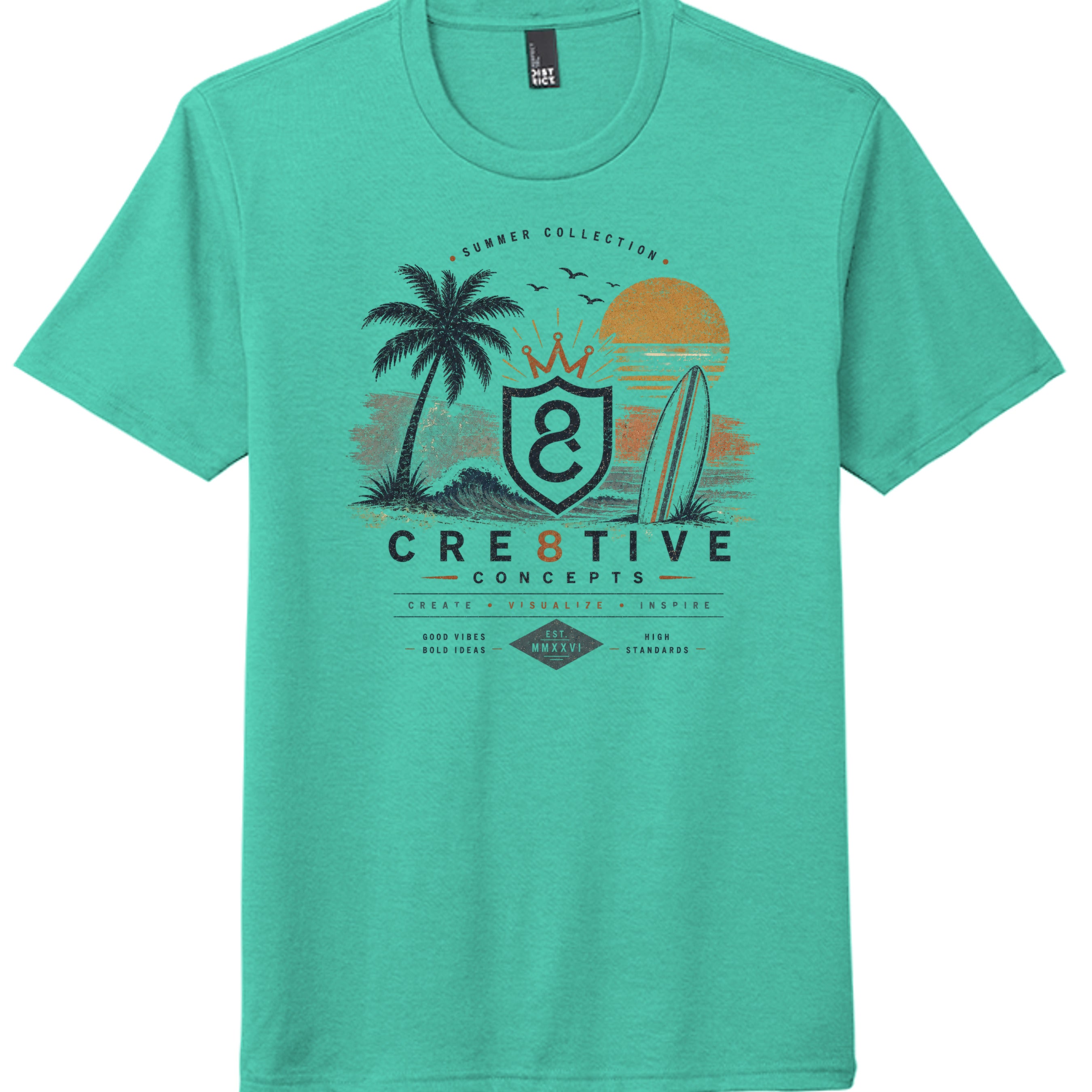 Aqua Heather - DM130 - FRONT